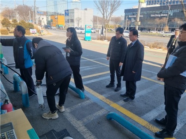 한국석유관리원 이사장, LPG 충전소 품질 및 정량검사 현장점검