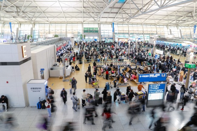 인천공항, 설 연휴 일평균 23만 1천명 이용 '역대 최다여객'